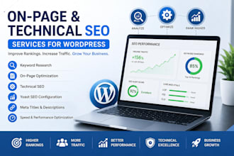 do on page and technical SEO for wordpress website