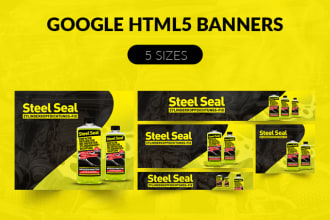 design professional HTML5 banner ads