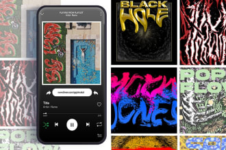 design an awesome cover for spotify, cd