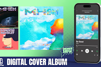 design an awesome cover for spotify, cd