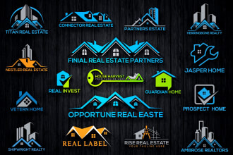 do real estate construction property plumbing realtor logo