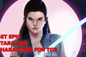 create professional star wars characters