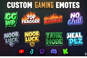 make custom text emotes for your twitch discord and youtube