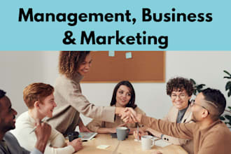do human resource management, business and marketing tasks