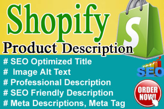 write shopify description for winning product of dropshipping store