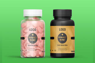 design label and product packaging for your brand