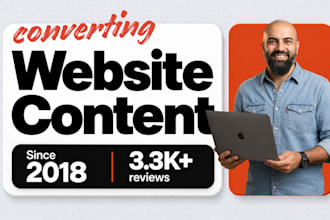 write your website content, seo homepage, landing page copy