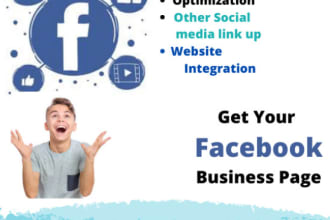 create, and manage your facebook business page