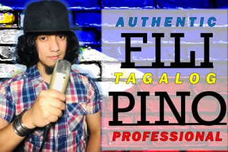 narrate and produce your  audiobook in tagalog acx standard