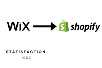 migrate wix website to shopify