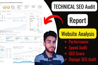 do expert website analysis,site audit and technical SEO audit