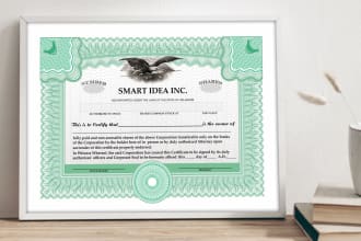 do dope shares certificate, stock, warrant certificate
