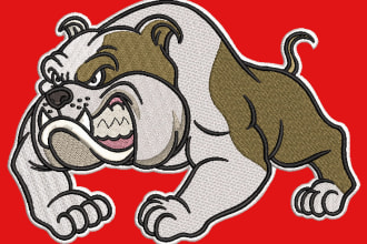 do embroidery digitizing logo into dst, pes file in one hour