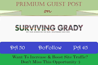 publish sports guest post on survivinggrady da50