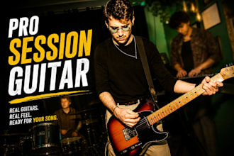 record indie rock guitar for your song