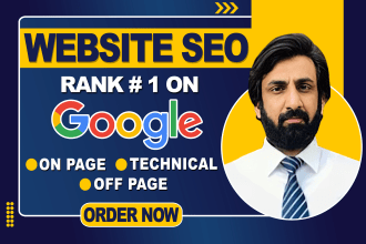 optimize website onpage technical offpage SEO service wordpress wix shopify
