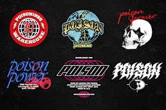 create logo and tshirt design streetwear for clothing brand