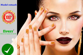 do professional model retouch and manipulation