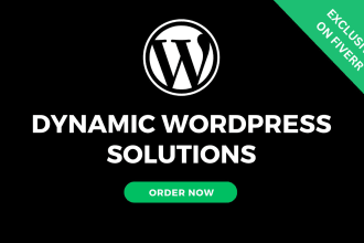 build responsive wordpress websites with elementor, SEO, fixes, website redesign