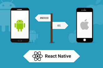 develop cross platform andriod, IOS app using react native