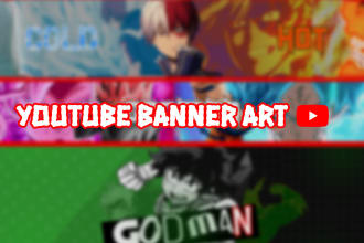 create you a anime youtube banner