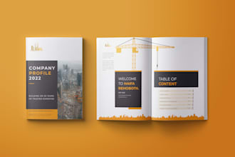design company brochure report profile white paper by indesign and affinity