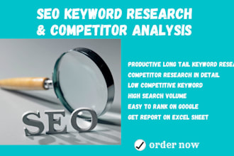 do productive SEO keyword research and competitor analysis