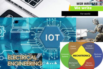 write mechatronics engineering and robotics related articles for you