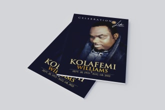 design biography book, funeral, obituary, tribute, ebook