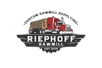 design a modern, vintage logo for a sawmill