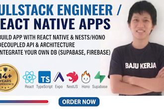 build fullstack mobile apps using react native