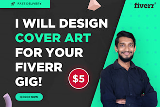 design fiverr gig thumbnail and fiverr gig image, in 8 hours