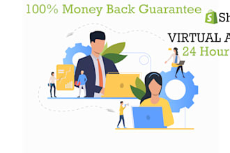 be your shopify virtual assistant and store manager