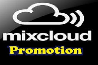 do organic mixcloud promotion to real audience