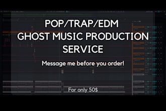 ghost produce edm, trap, and pop song
