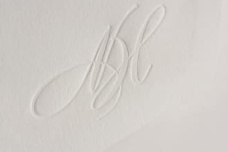 do minimal monogram for your wedding or personal branding