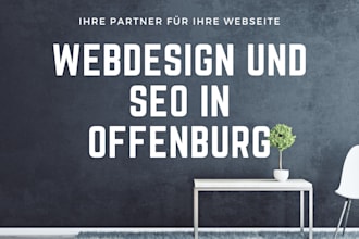 create a professional looking website for you