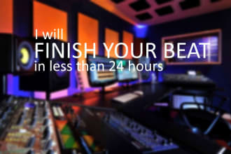 finish your beat hip hop rap trap or produce custom beat