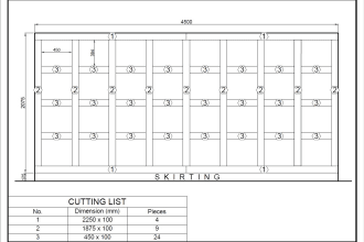 do design for your wall panel with cutting list
