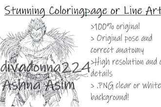 create amazing coloring pages for you