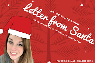 create a personalized message from santa