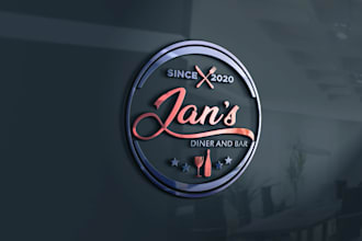design restaurant,bar,club,food logo with branding