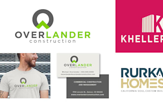 design a professional logo for construction, home builder or remodeling business