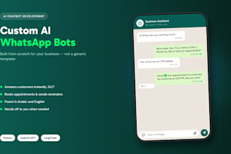 build a whatsapp ai chatbot for your business customer service