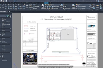 create site plan city permit drawing