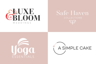 design a feminine, modern, elegant logo design