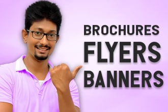 design flyer, banner, yard sign, backdrop or sign board