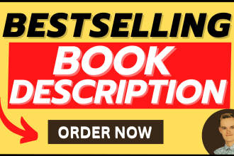 write your selling amazon book description or book blurb