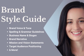 create a writing style guide for your brand