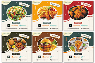 design 10 social media posts, social media post design